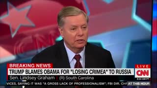 Lindsey Graham live on CNN: "If you don't like me working with Trump, I don't give a shit"