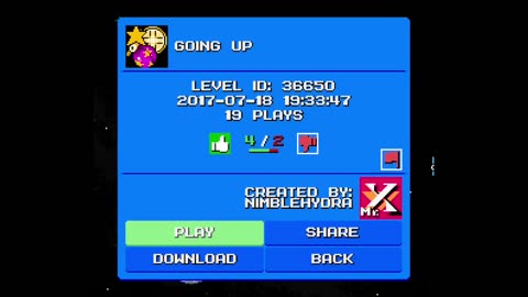 Mega Man Maker Level Highlight: "Going Up" by NimbleHydra