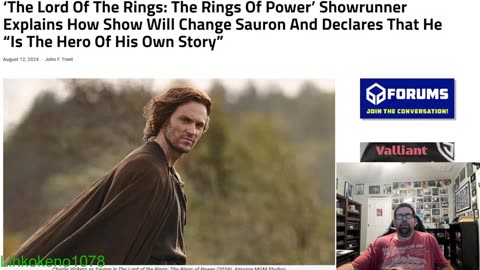 Rings Of Power showrunner explains the change with Sauron and how he'll be a hero in this show