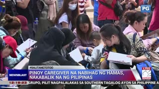 Pinoy caregiver na nabihag ng Hamas, nakabalik na ng Pilipinas