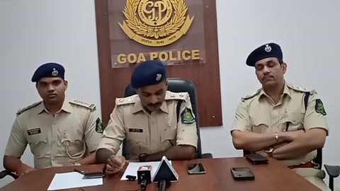 Goan Reporter-News, Live: Press conference of SP North Nidhin Valsan (IPS) on snatching.