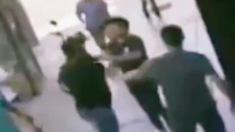 Young punk attacks old man and instantly pays the price!