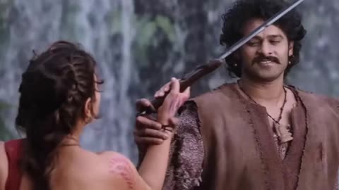 बाहुबली प्रभास तमन्ना रोमँटिक सीन! bahubali2 | Prabhas - Tamanna romantic scene!