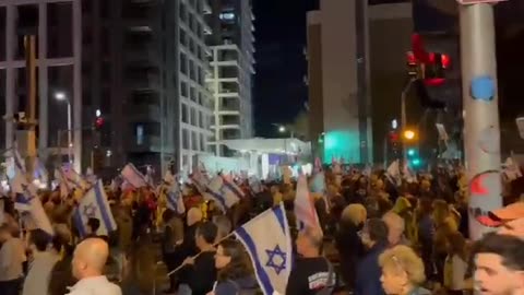 A demonstrate of Settlers demanding the departure of Netanyahu's