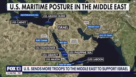 U.S. sends more troops to Middle East to support Israel