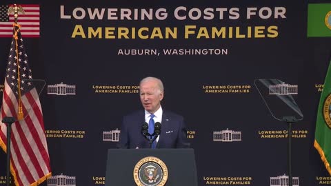 Biden Delivers Remarks on Lowering Costs for American Families, That He Caused