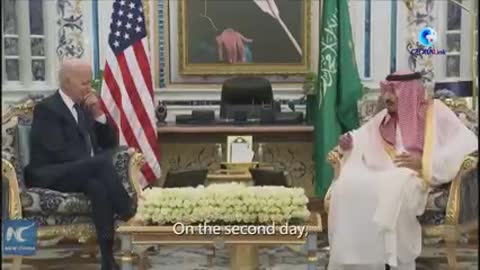 BIDEN AND SAUDI PRINCE MEET.