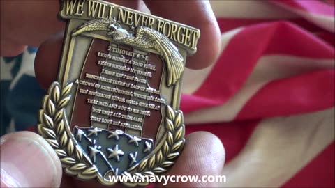 US Navy Memorial Day We Will Never Forget US Navy Collectible Prayer Coin