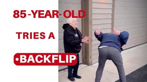 85-Year-Old Grandpa Does a Backflip?? | Funny Videos 2024