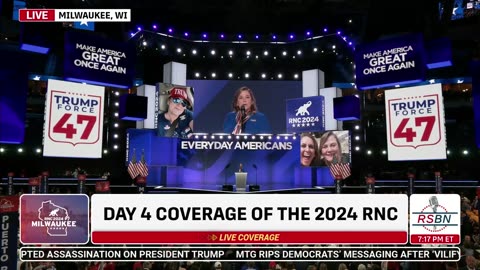 WATCH: Diane Evans at 2024 RNC in Milwaukee, WI - 7/18/2024