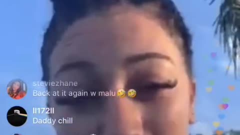 bhad bhadie & the cops show up to malu trevejo’s house