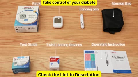 Sinocare Safe AQ PRO I Blood Glucose Meter Kits Health Device for Diabetes Blood Sugar Tester