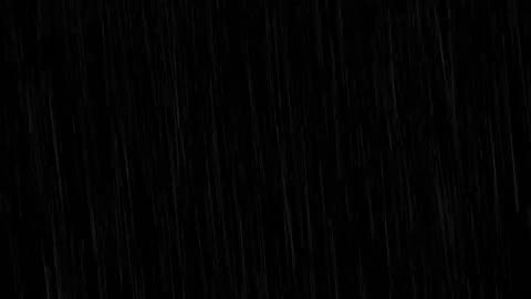 3 Hours of Gentle Night Rain, Rain Sounds for Sleeping - Dark Screen to Beat insomnia, Relax, Study