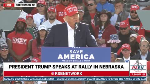 Donald Trump against globalist agenda at Rally in Nebraska: