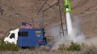 FLAT EARTH ROCKET MOMENT OF LAUNCH - Mad Mike Hughes - March 24th, 2018