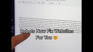 AI ROBOTS CAN FIX WEBSITE FOR YOU