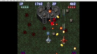 Playing Aero Fighters (USA) Until Game over