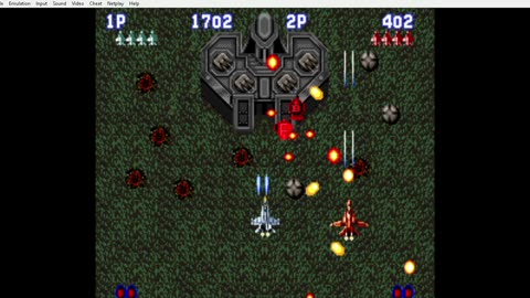 Playing Aero Fighters (USA) Until Game over