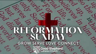 10/29/2023 -- Divine Service -- Reformation Sunday 2023 -- Good Shepherd Lutheran Church, Chattanooga, TN