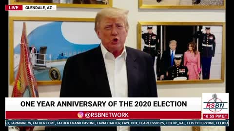 President Trump's Full Message at Kari Lake's Election Integrity Rally on Election Fraud Anniversary 11/3/21