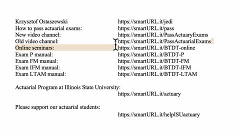 Exam IFM exercise for May 22, 2021