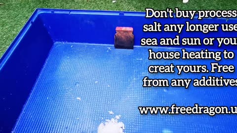 Don't buy process salt any more use sea and sun to create yours