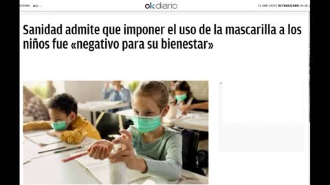 Sanidad admite que imponer el uso las mascarillas a los niños fue negativo