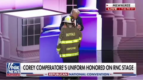 Corey Comperatore's uniform honoured on RNC stage