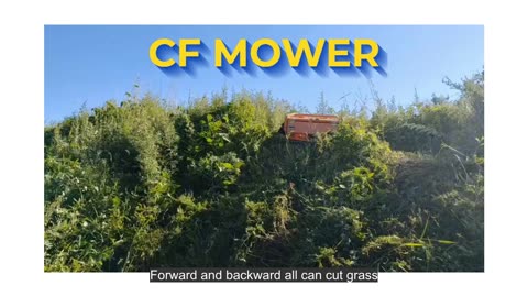 what does it feels like to mower work on the slope, overturned