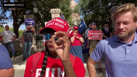 Patriots Chant "Death To Communism" At Stop The Steal Rally Austin Texas