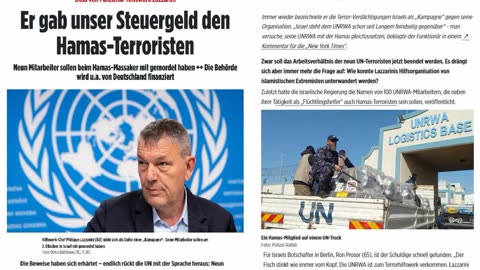 Er gab unser Steuergeld den Hamas-Terroristen o7.o8-2024 BildDE