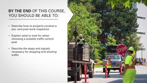 Traffic Control Person Course & Training Online