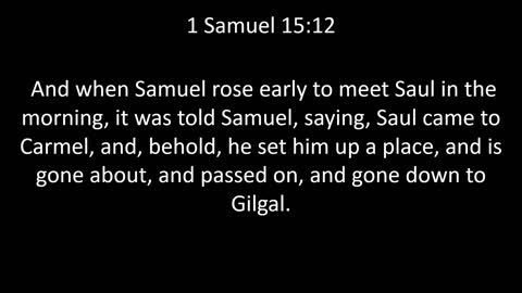 KJV Bible 1st Samuel Chapter 15