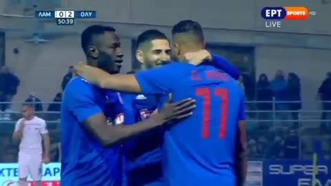 Goal Youssef El Arabi Vs Lamia - 2-0