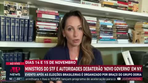 Eleições 2022 Bia Kicis - Brazil Conference New York US 14-15/11/2022 Novo Governo (Os Pingos nos Is) 2022,9,12