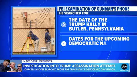 FBI uncovers search for Trump rally, upcoming DNC dates on Trump shooter's phone: Sources