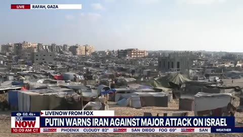 Israel-Hamas war Russian Pres. Putin warns Iran against major attack on Israel