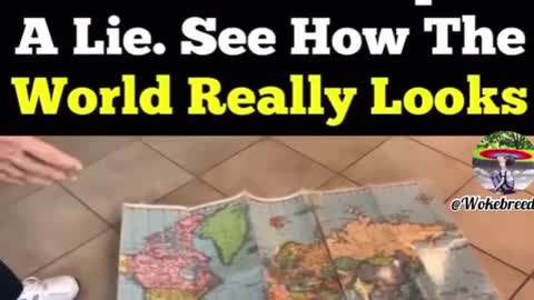 The world map is a lie. See how the world really looks 👀👀