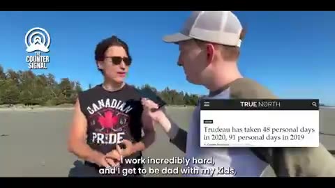 Justin Trudeau Tofino Beach' interview