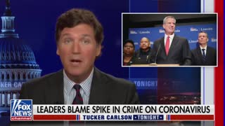 Tucker Carlson Blasts Politicians Who Blame Rising Crime On COVID