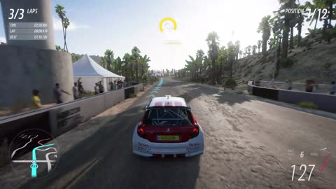 Forza Horizon 5 - Arch of Mulege Circuit 1st Place in a Peugeot