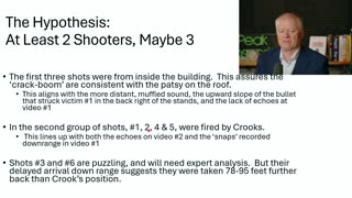 Analysis of acoustics from Trump event 13 July 2024.