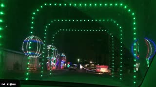 Driving through the Christmas Lights