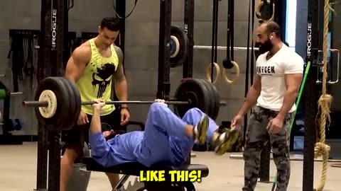 Elite powerlifter pretended to be a fake CLEANER| Anatoly Gym prank