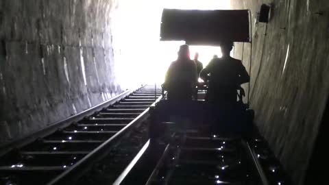 Gapyeong Rail Bike Tunnel Passed