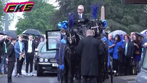 Jay Slater's family turn out for funeral as pals wear blue in tribute to 'forever