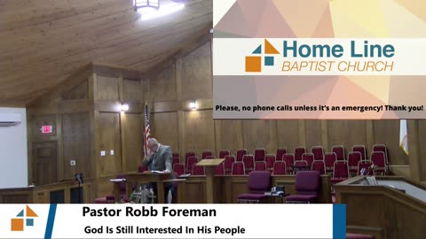 Pastor Robb Foreman // God Is Still Interested In His People