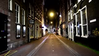Red lights out as Amsterdam enters curfew