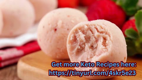 Strawberry Cheesecake Fat Bombs: Irresistible Keto Treats!#KetoDesserts