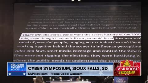 Video Explains How, Why and Who Stole Election - Cyber Symposium 8/11/2021